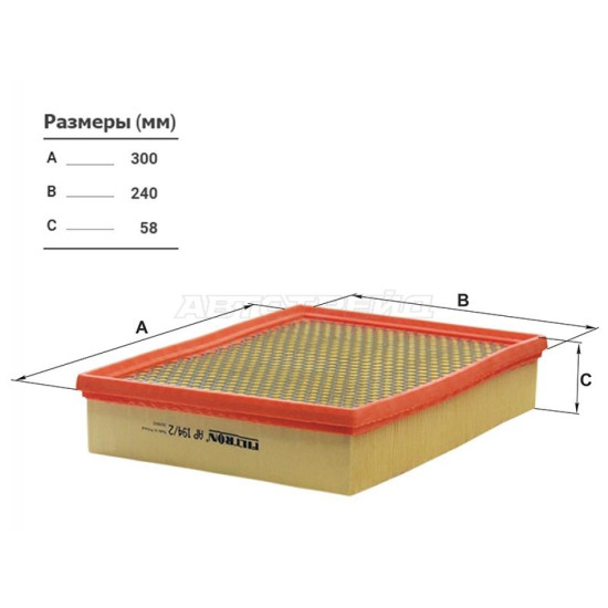 Фильтр воздушный SSANG YONG ACTYON/KYRON 05- FILTRON