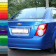 Бампер задний в цвет кузова Chevrolet Aveo T300 (2011-2015) седан Бампер задний в цвет кузова Chevrolet Aveo T300 (2011-2015) седан
