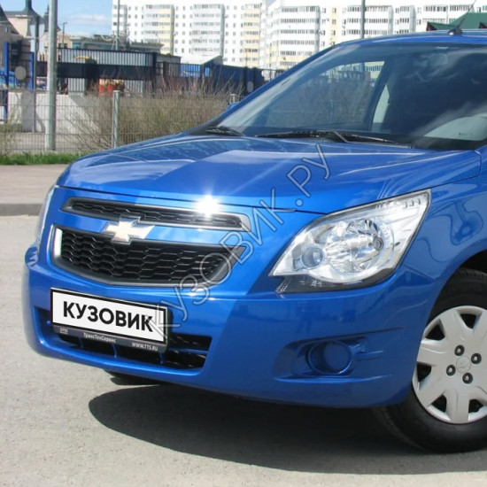 Бампер передний в цвет кузова Chevrolet Cobalt (2011-2016) GCT - Moroccan Blue - Синий Бампер передний в цвет кузова Chevrolet Cobalt (2011-2016) GCT - Moroccan Blue - Синий