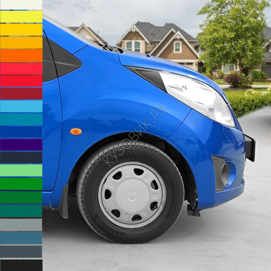 Крыло переднее правое в цвет кузова Chevrolet Spark 3 M300 (2010-2016) с отверстием под повторитель Крыло переднее правое в цвет кузова Chevrolet Spark 3 M300 (2010-2016) с отверстием под повторитель