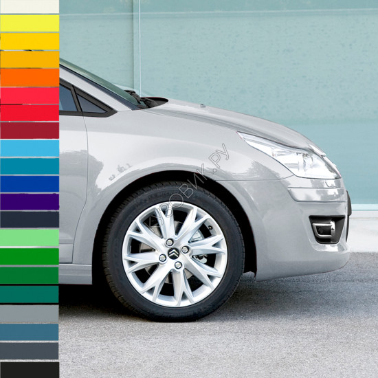 Крыло переднее правое в цвет кузова Citroen C4 (2004-2010) без отверстия под повторитель пластиковое Крыло переднее правое в цвет кузова Citroen C4 (2004-2010) без отверстия под повторитель пластиковое