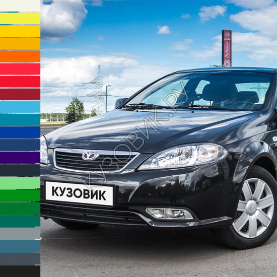 Бампер передний в цвет кузова Daewoo Gentra (2013-2015) Бампер передний в цвет кузова Daewoo Gentra (2013-2015)