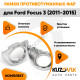 Рамки противотуманных фар Ford Focus 3 (2011-) хром рестайлинг KUZOVIK Рамки противотуманных фар Ford Focus 3 (2011-) хром рестайлинг KUZOVIK