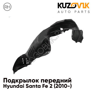 Подкрылок передний правый Hyundai Santa Fe 2 (2010-) рестайлинг KUZOVIK