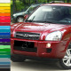 Бампер передний в цвет кузова Hyundai Tucson 1 (2004-2010) без расширителей