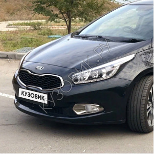 Бампер передний в цвет кузова Kia Ceed 2 (2012-2015) Бампер передний в цвет кузова Kia Ceed 2 (2012-2015)
