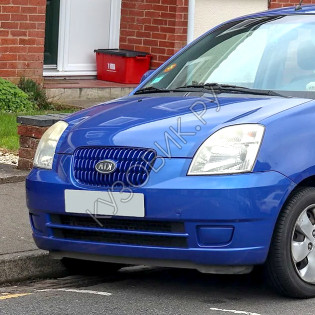 Бампер передний в цвет кузова Kia Picanto 1 (2004-2007) без отверстия птф Бампер передний в цвет кузова Kia Picanto 1 (2004-2007) без отверстия птф