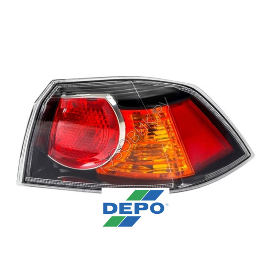 Фонарь правый задний в крыло Mitsubishi Lancer 10 (2007-2015) DEPO