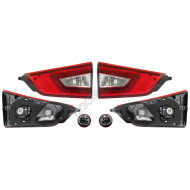 Фонари задние Ниссан Кашкай Nissan Qashqai J11 (2014-) комплект 2 штуки левый и правый SAT высокое качество