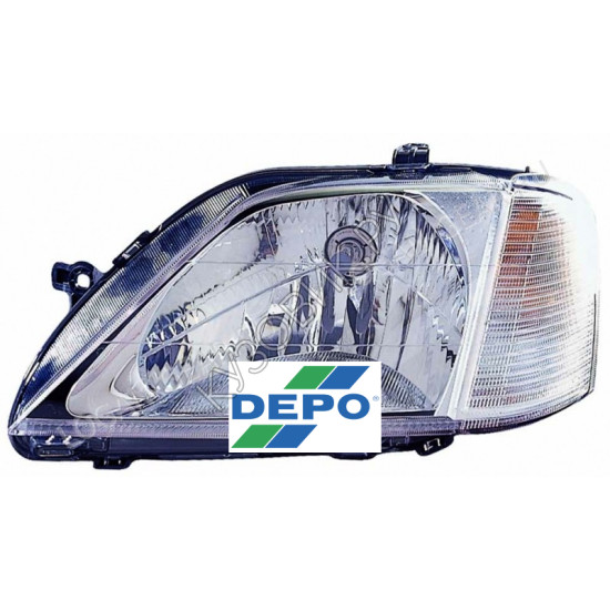 Фара левая Renault Logan 1 (2004-) DEPO