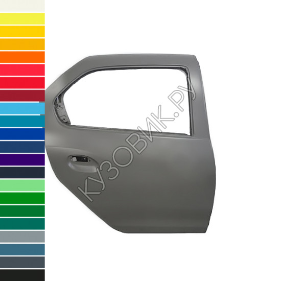 Дверь задняя правая в цвет кузова Renault Logan 2 (2014-2018) Дверь задняя правая в цвет кузова Renault Logan 2 (2014-2018)