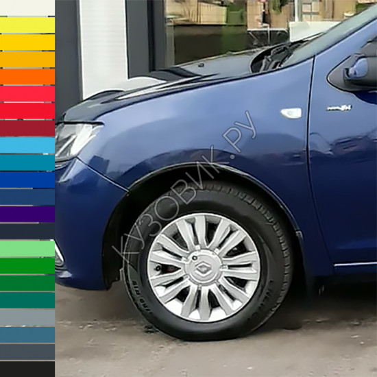 Крыло переднее левое в цвет кузова Renault Logan 2 Sandero (2012-2020) Крыло переднее левое в цвет кузова Renault Logan 2 Sandero (2012-2020)