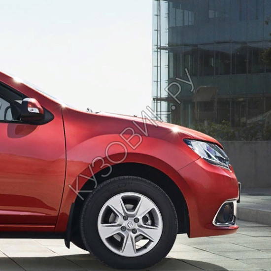 Крыло переднее правое в цвет кузова Renault Sandero 2 (2014-2018) Крыло переднее правое в цвет кузова Renault Sandero 2 (2014-2018)