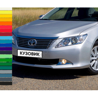 Бампер передний в цвет кузова Toyota Camry V50 (2011-2014) без омывателей  Бампер передний в цвет кузова Toyota Camry V50 (2011-2014) без омывателей