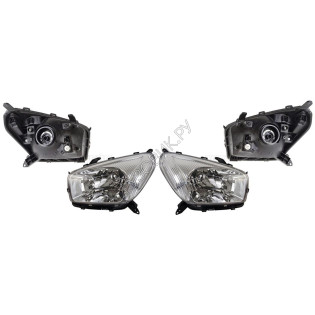 Фары Тойота Рав4 Toyota Rav4 2 XA20 (2000-2005) комплект 2 штуки левая и правая SAT высокое качество