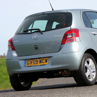 Задний бампер в цвет кузова Toyota Yaris XP90 (2009-) рестайлинг Задний бампер в цвет кузова Toyota Yaris XP90 (2009-) рестайлинг